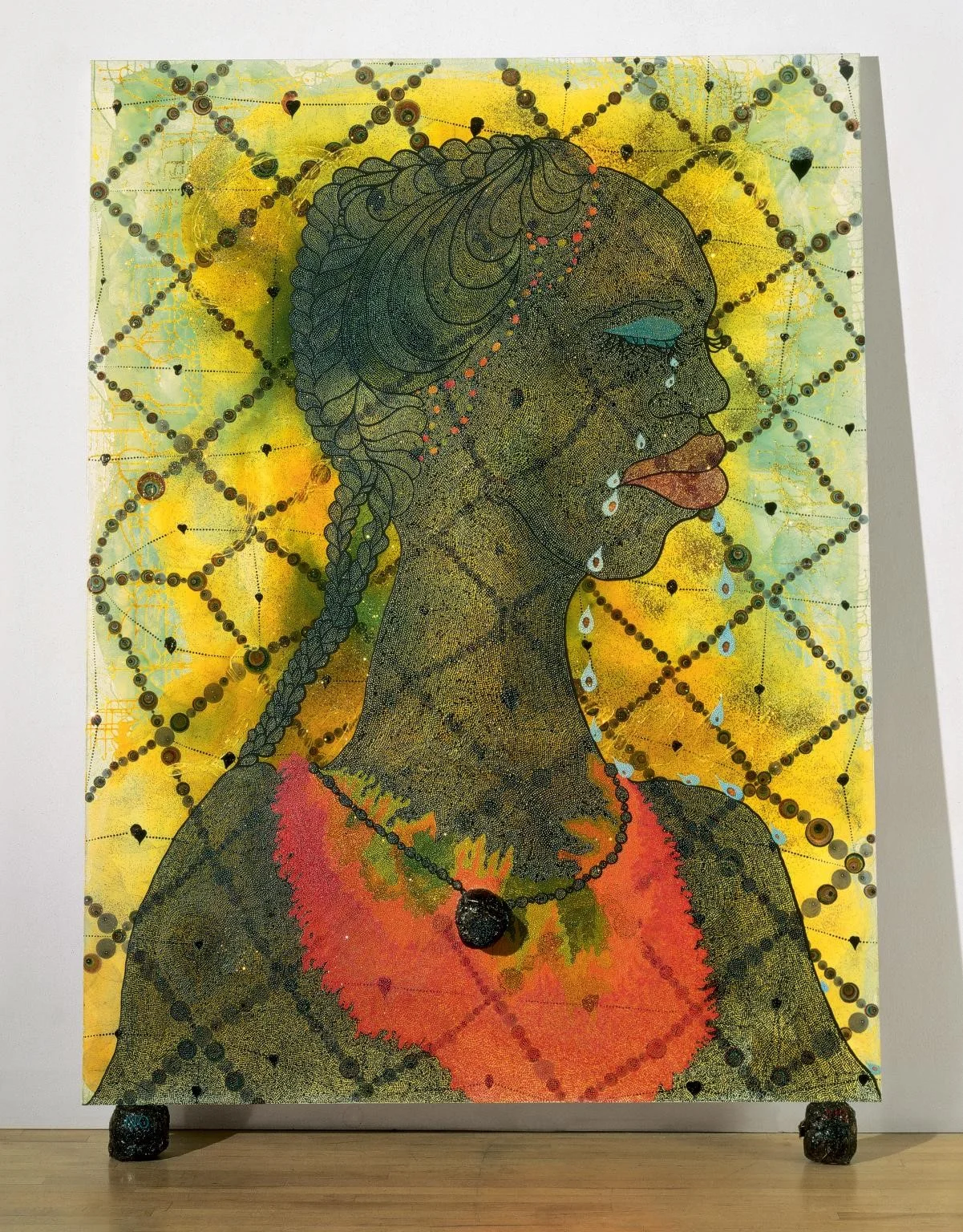Chris Ofili, No Woman No Cry , 1998, mixed media, 2438 x 1828 mm, Tate Britain, London. http://www.tate.org.uk/art/artworks/ofili-no-woman-no-cry-t07502
