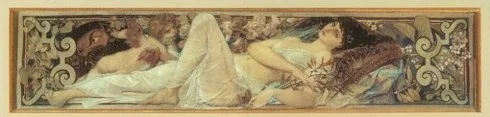 Gustav Klimt, Decoration for the theatre in Castle Peles, Sinai, 1884