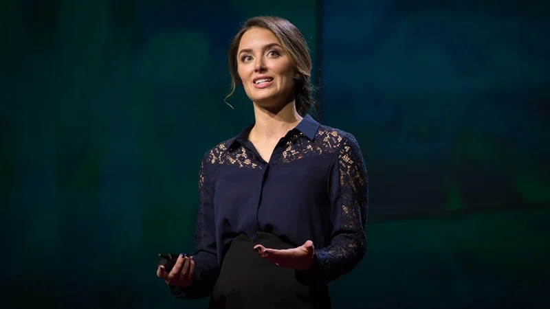 Bettina Warburg delivering a Ted Talk on blockchain technology. Source: https://www.ted.com/speakers/bettina_warburg
