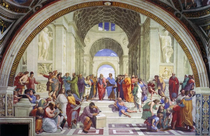 Raphael, The School of Athens, 1509-11. St Andrews Image Database. https://imagedatabase.st-andrews.ac.uk/images/viewimage.php?id=GZxLhuSeohc=