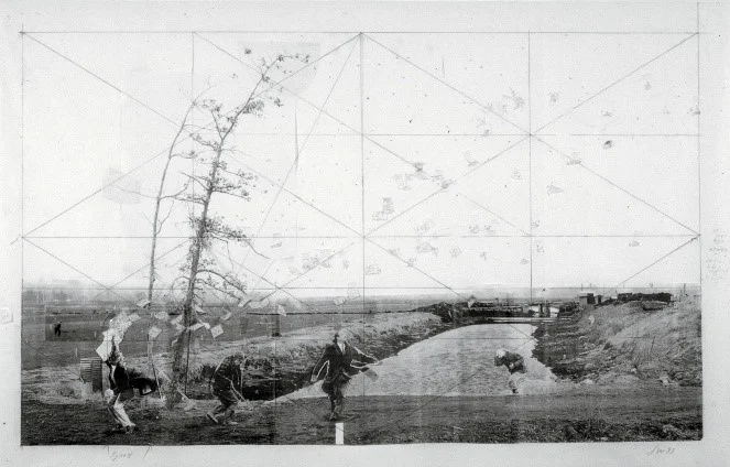 Jeff Hall, Study for a Sudden Gust of Wind (After Hokusai), 1993, Photograph, 773mm x 1215mm, Tate, London http://www.tate.org.uk/art/artworks/wall-study-for-a-sudden-gust-of-wind-after-hokusai-t07235