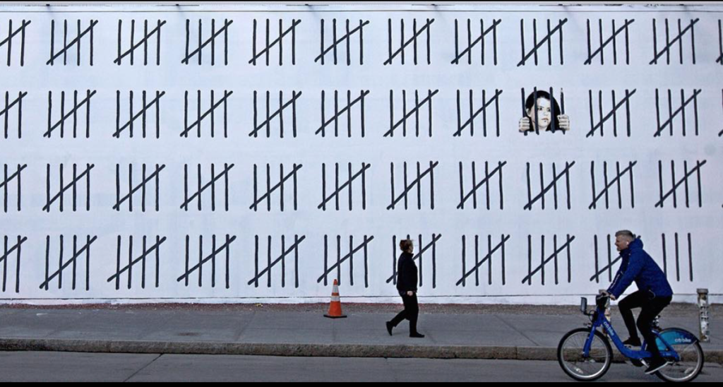 Banksy Returns to New York with a Tribute to Turkish Artist Zehra Doğan