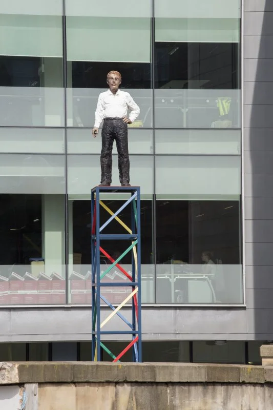 Stephan Balkenhol, Everyman, 2007. Waverly Court, Edinburgh, Scotland. https://canmore.org.uk/collection/1427844
