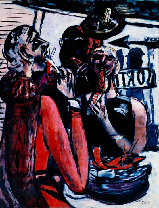 Max Beckmann, Prunier, 1944 (Tate Modern) https://www.tate.org.uk/art/artworks/beckmann-prunier-t02395