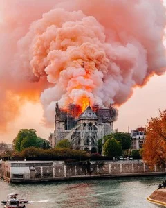 The Notre Dame is on Fire