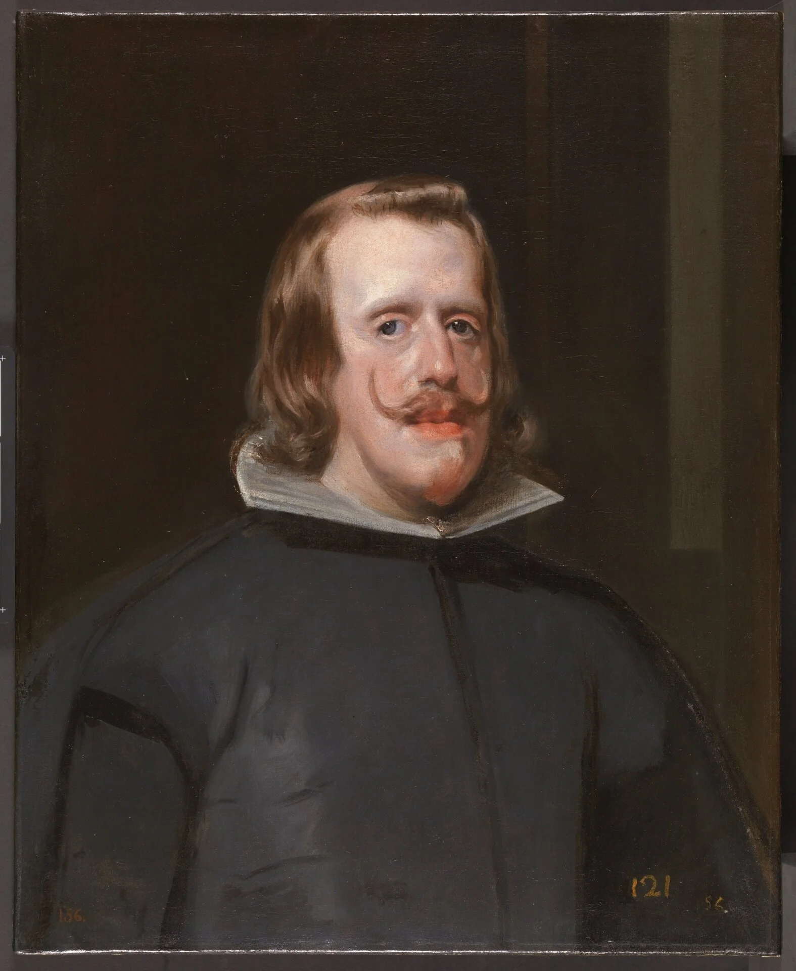 Velázquez, Phillip IV, ca.1653, Oil on Canvas, 69.3cm x 56.5cm, courtesy of https://www.museodelprado.es