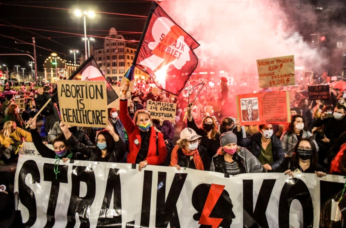 Art is on the Front Lines as Protests Continue in Poland Over Strict Abortion Laws
