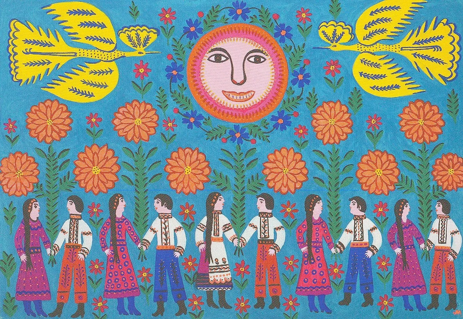 Prymachenko Folk Paintings Burn in Ukrainian History Museum  