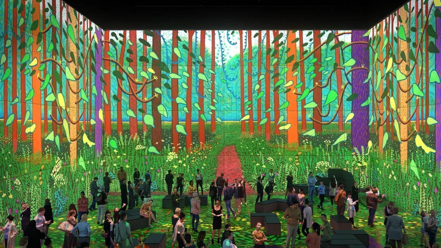 David Hockney Contributes to Immersive Art Craze