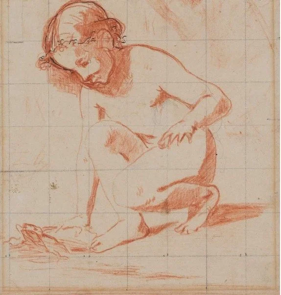 Where does a crouching child belong? The story behind Édouard Manet's newly discovered drawing.