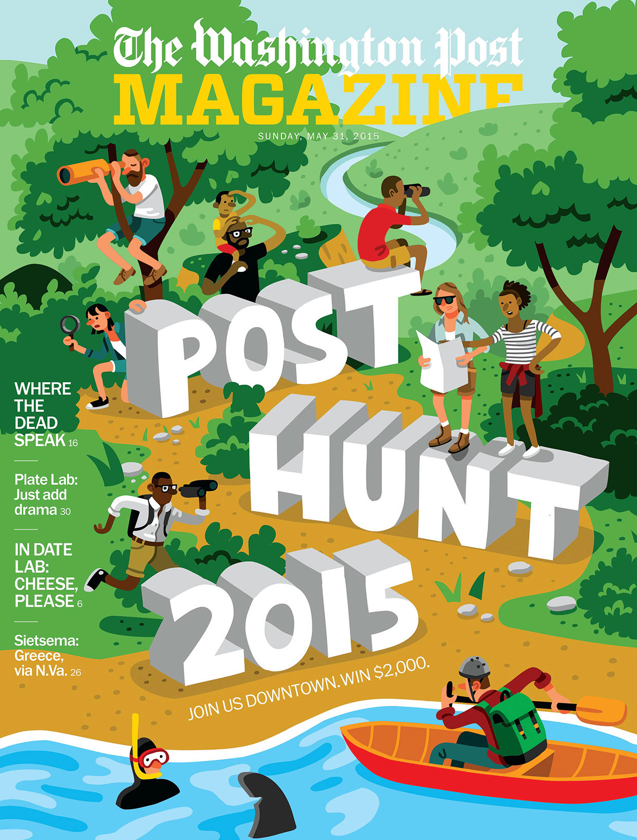 Post Hunt Cover Washington Post AD: Beth Broadwater
