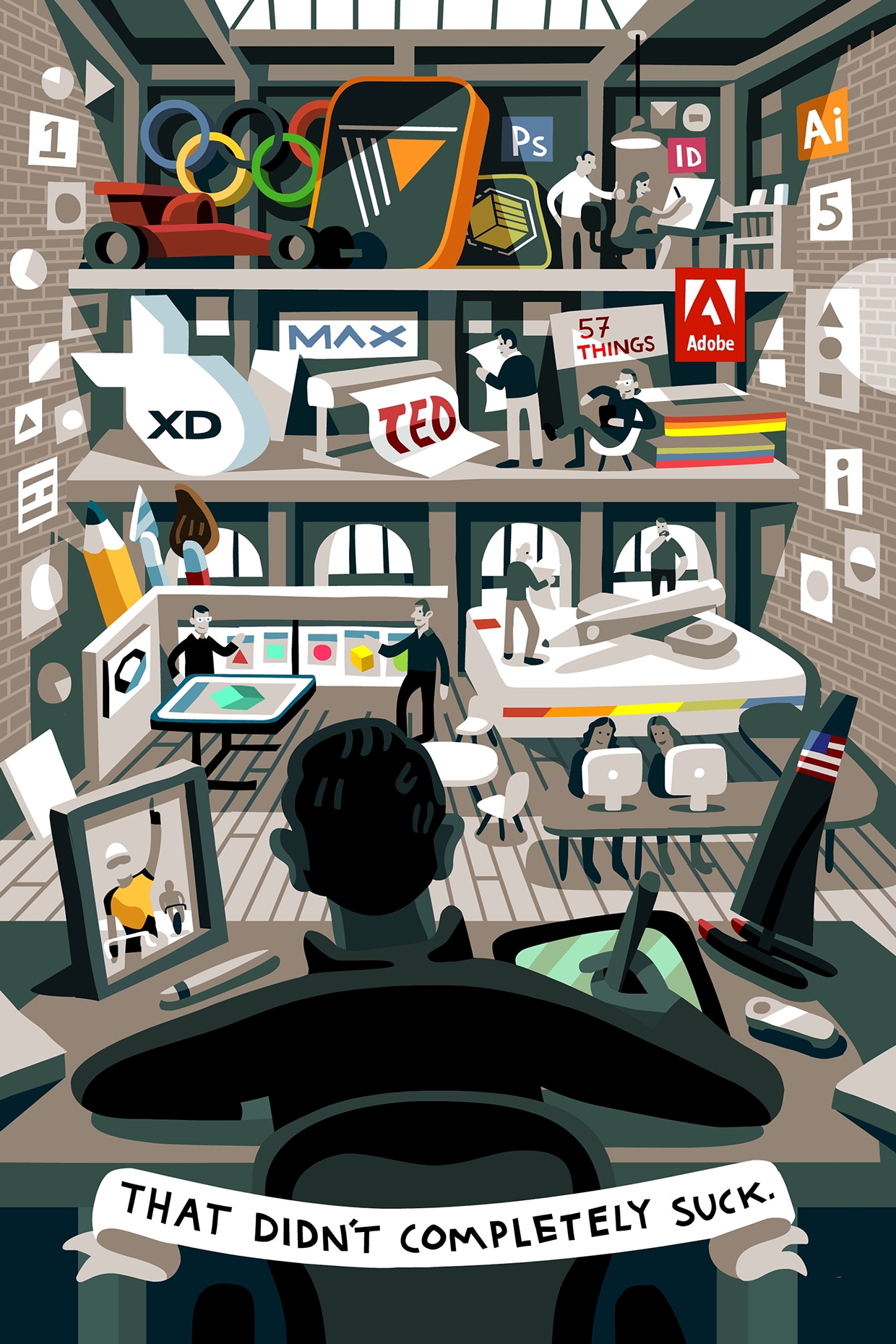 Michael Gough Tribute Adobe XD Team Art Directors: Dan Cooney, Jamie Myrold, Jeremy Clark, Josh Ulm, Kimberley Chambers, Matthew Richmond, Moeka Lowman, Phil Clevenger, Natalie Bosworth