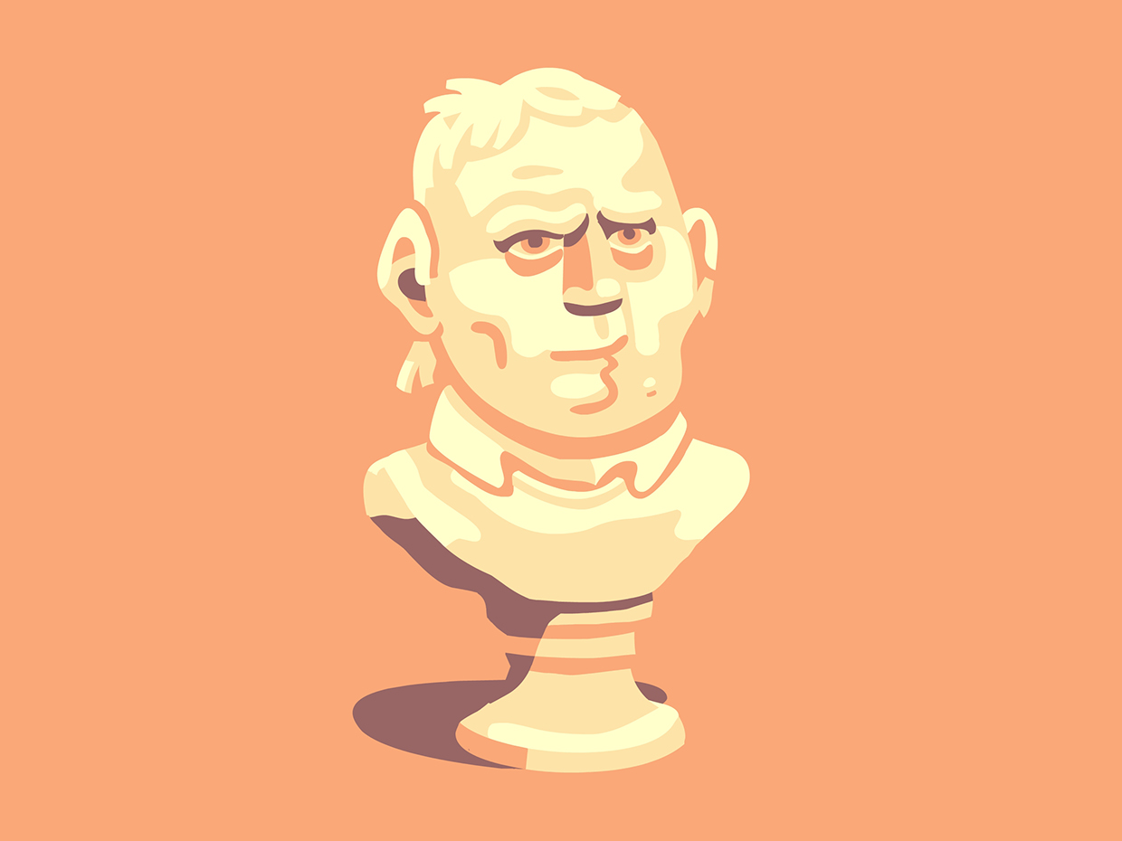 Peach Bust