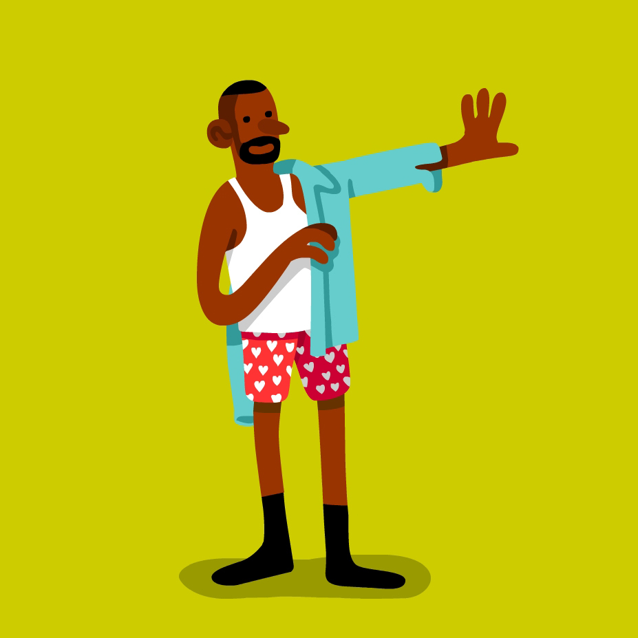 What do you call the arm hole in a shirt sleeve? (A: Armsate) Mental Floss Magazine AD: Lucy Quintanilla
