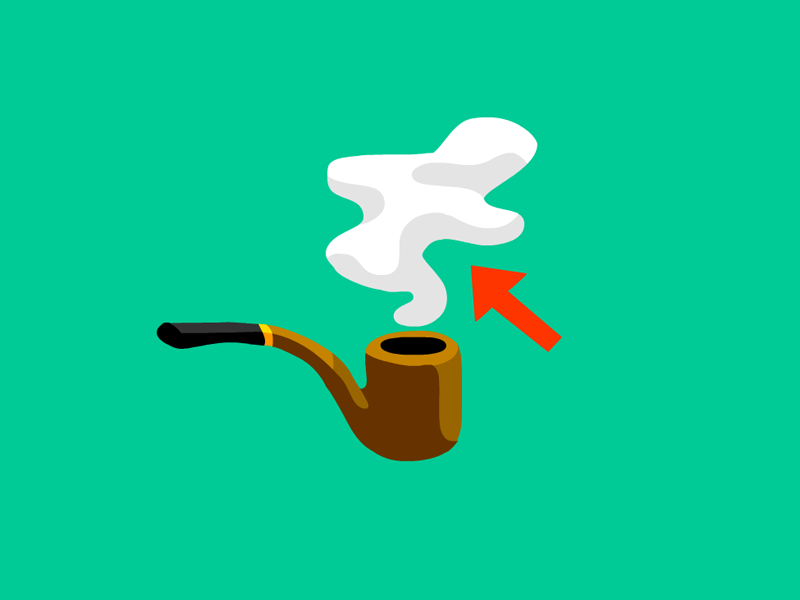  What do you call the smoke from a pipe? (A: Lunt) Mental Floss Magazine AD: Lucy Quintanilla 