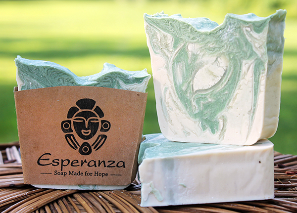 Crazy Citrus Aloe Soap - Made with Aloe gel and essential oils of grapefruit and peppermint. Made in the US & DR.