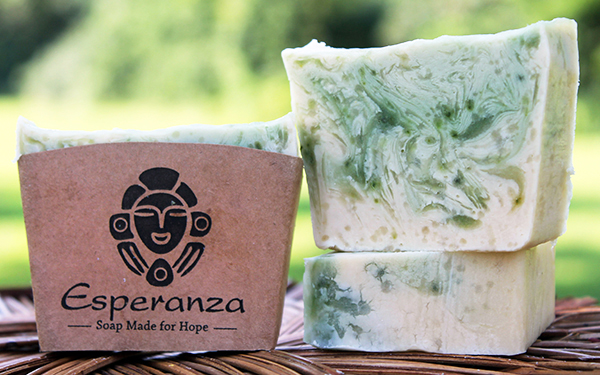 KaleidoCucumber Soap - Made with aloe gel, avocado oil, cucumber water and essential oils of peppermint and honey. Fresh and smooth! Made in the US.