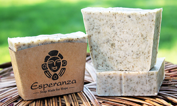 Rosemary Soap - Crushed rosemary for mild exfoliation; essential oils of Cedar and Eucalyptus. Made in the US & DR.