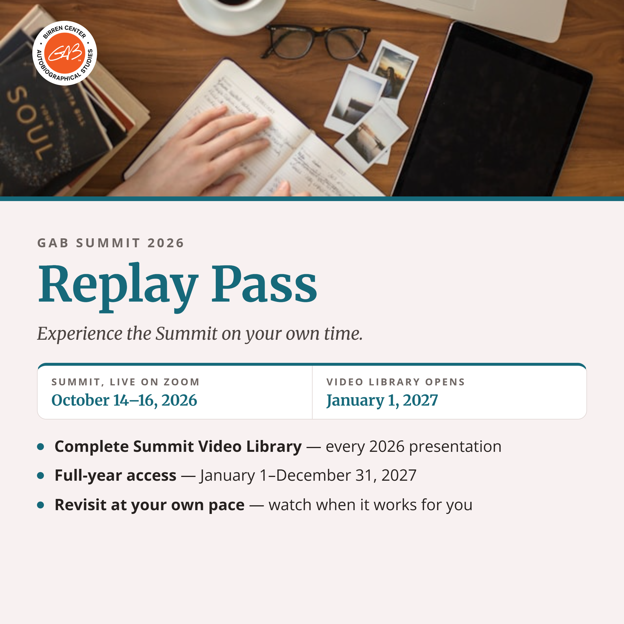 GAB Summit 2026 Replay Pass