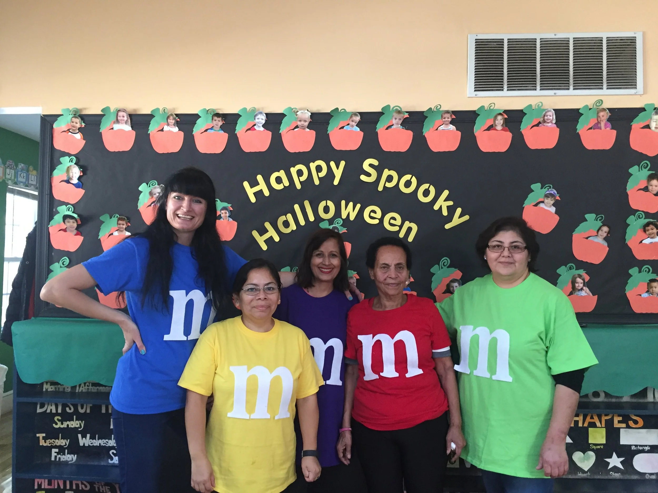 Thanks to our M&M's and all teachers for a spooktacular success at the Halloween Party! Due to the many requests for pictures, we will no longer be sending out individual emails to each parent. Please look for information about a secure and private website to access your child's photos.