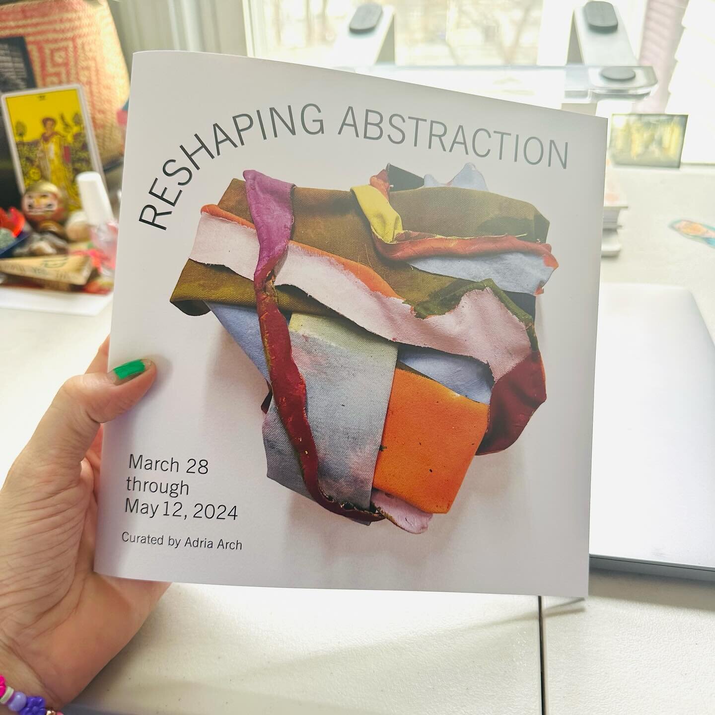 Psyched to show new pieces (and be in this catalog!) in a wild group show opening tomorrow called Reshaping Abstraction @concordart and curated by @adriaarch. Opening is Thursday March 27 from 5:30-7pm. I&rsquo;ll be there and hope to see you!

Above