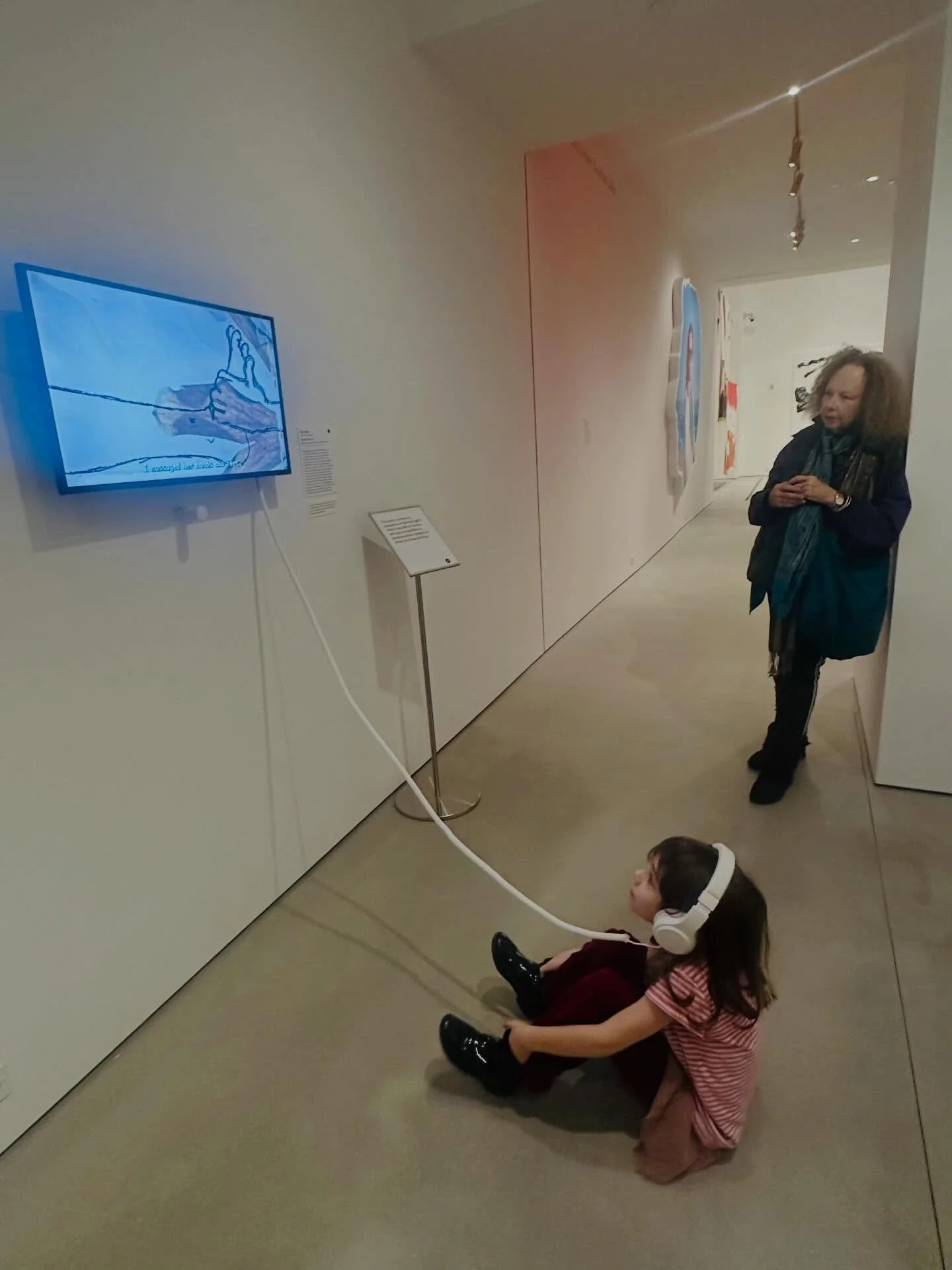 In honor of International Holocaust Remembrance Day I wanted to post this. 

I am truly grateful for this beautiful moment. Especially now in a world gone half mad. Here is my daughter and mother at the Jewish Museum in NYC @thejewishmuseum a few wee