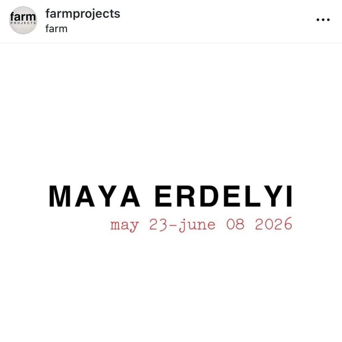Save the date! Thrilled to announce this ✨✨✨
Solo show coming up in a few months at the fabulous @farmprojects Projects with curator extraordinaire Susie Nielson. I'm psyched for this and hope you can make it out the cape for the opening on Saturday 