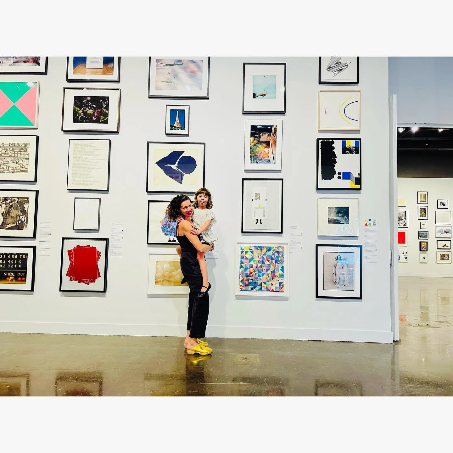 (A very overdue post&hellip;have been very off social media..but wanted to share this good news&hellip;)
.
Celebrating with Paloma :))
Very thrilled to announce the acquisition of my quilt collage piece &ldquo;Pattern Language #2&rdquo; to the MIT Li