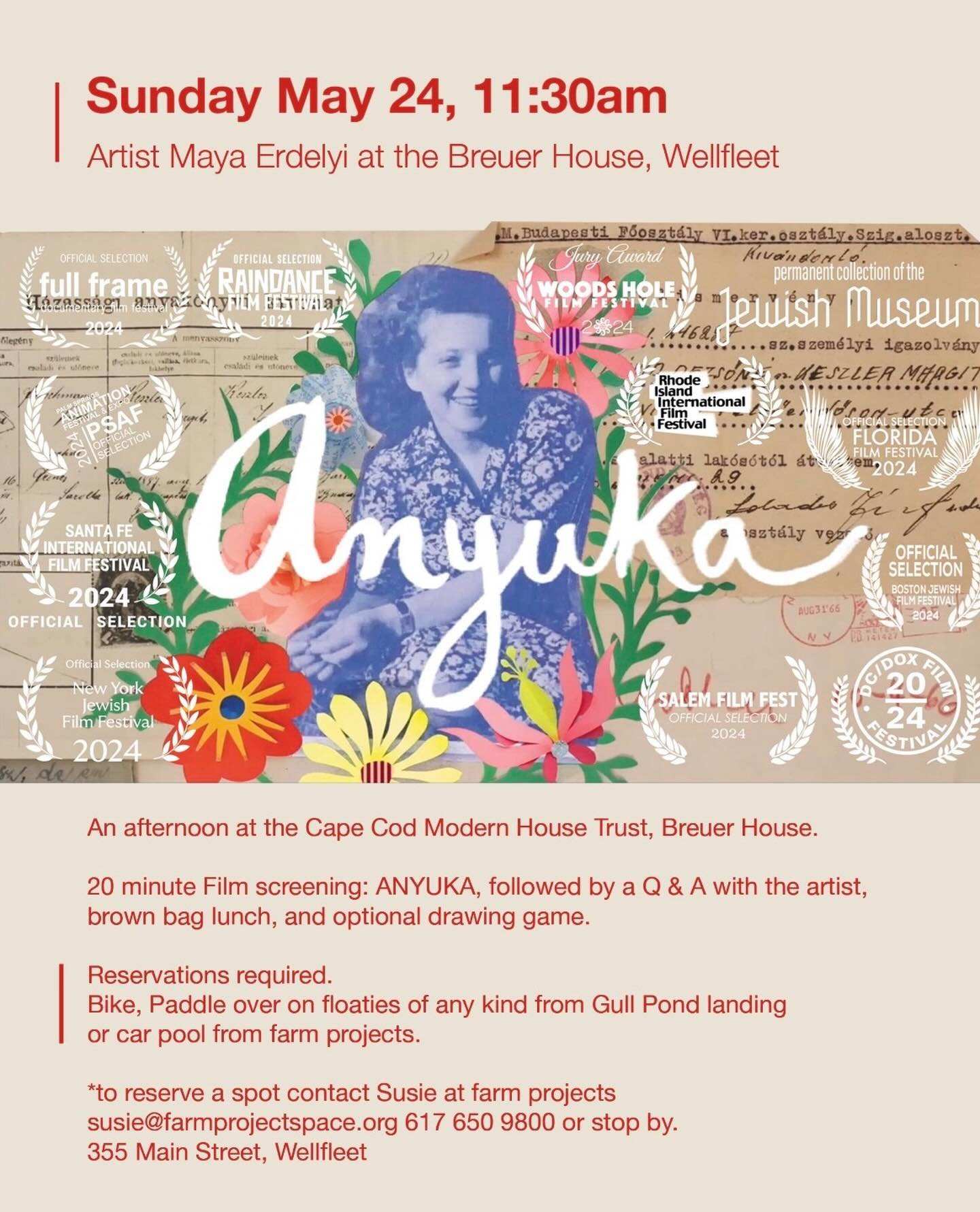 Hi Friends, Save the date! (Despite the state of the world ... I wanted to share some good news) I'm super excited to announce my solo show @farmprojects a gallery and project space in Wellfleet MA opening on Saturday May 23 from 6-8 pm!
(Invite comi