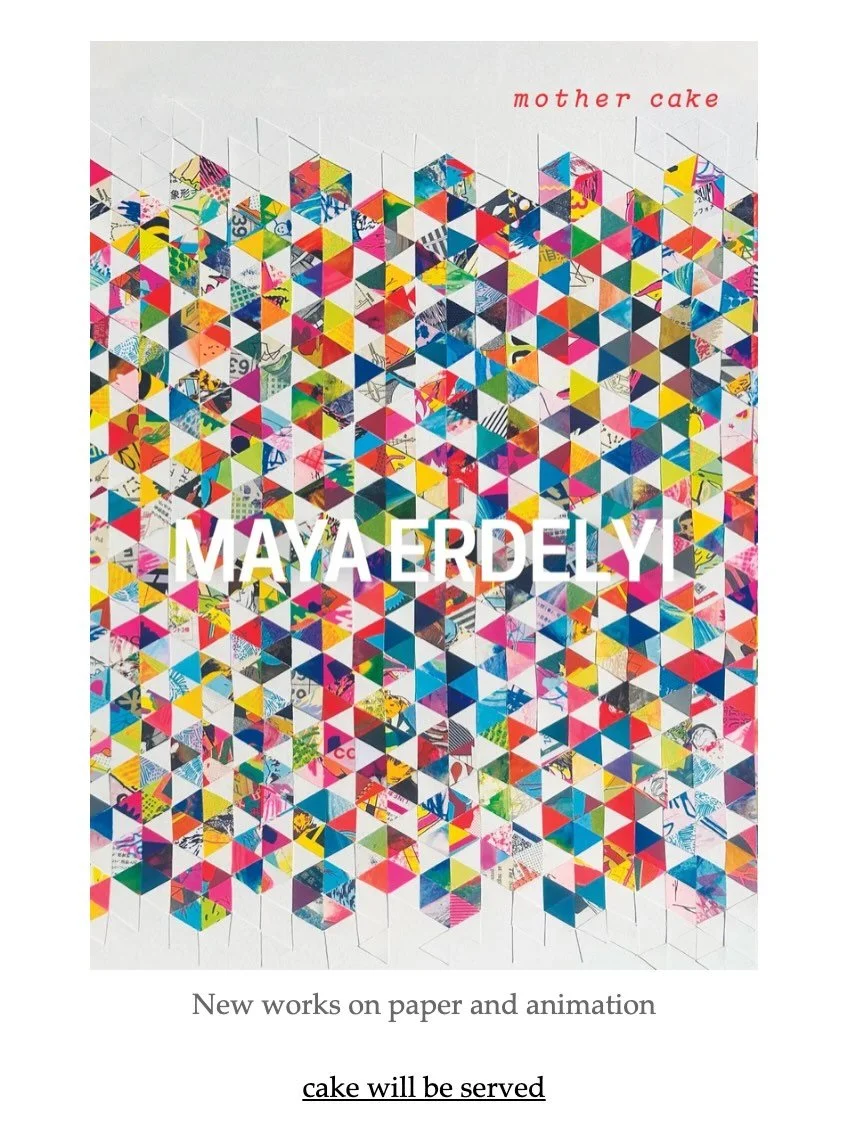 Cake collapses, color smears, surfaces give way. Juicy, saturated hues press against one another, sliced visions held in suspension.....also fun fact: Mutterkuchen is German for mother cake aka the placenta....

Dear friends,
I am delighted to invite