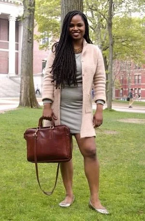  "It's hard being a black woman--they literally don't accept the way we're made, you know? After graduating there was this whole thing where I felt pressured to start working in the corporate world. I work for the professional development programs at