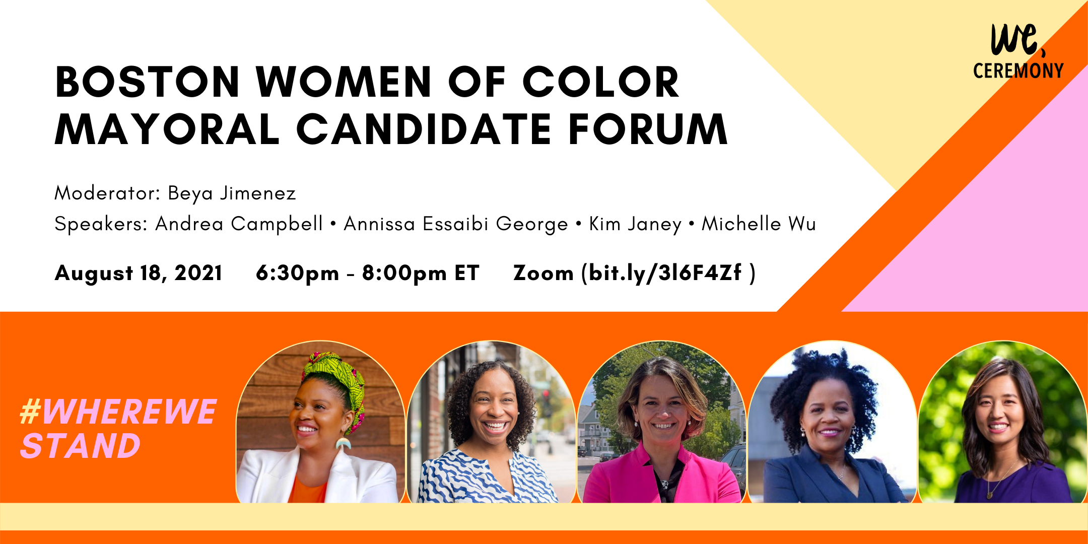 Where We Stand: Boston Women of Color Mayoral Candidate Forum