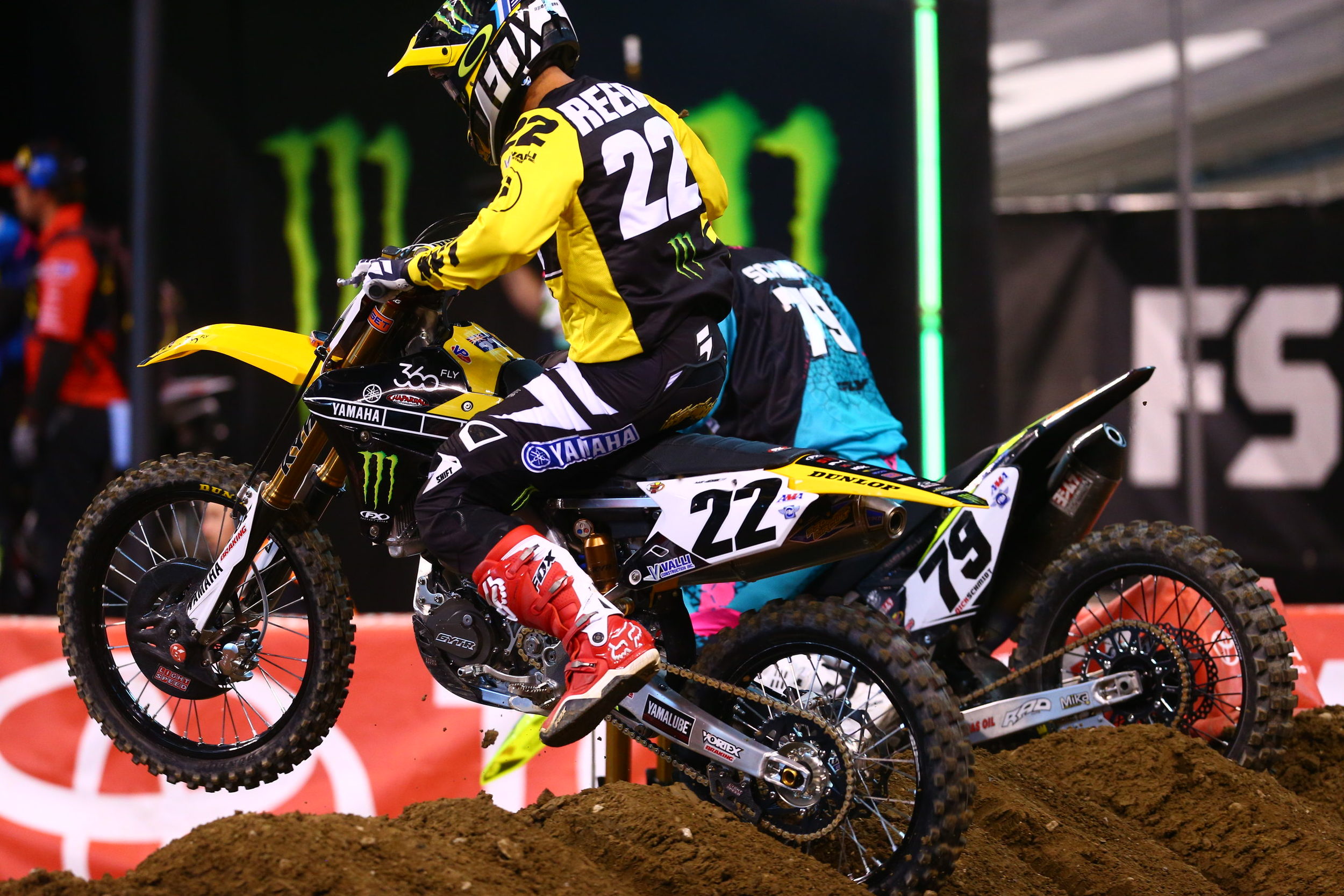 Chad Reed in retro Yamaha colors