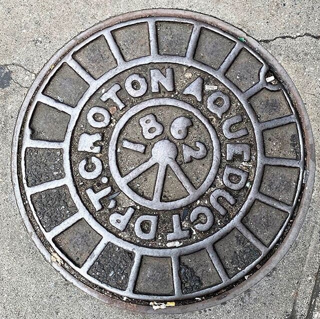 It&rsquo;s amazing how old some of our infrastructure is. A good testament to the tradesman of precious generations. Borrowed from this article: https://untappedcities.com/2020/05/20/the-oldest-manhole-covers-in-new-york-city/ #drainspotting #oldscho