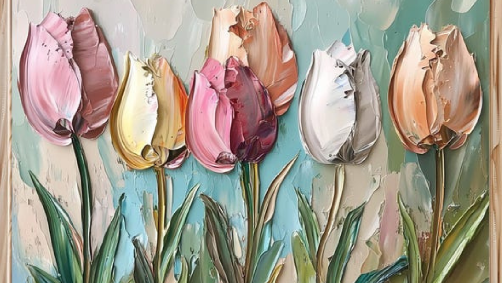 Impasto Tulips (Two Part Class)