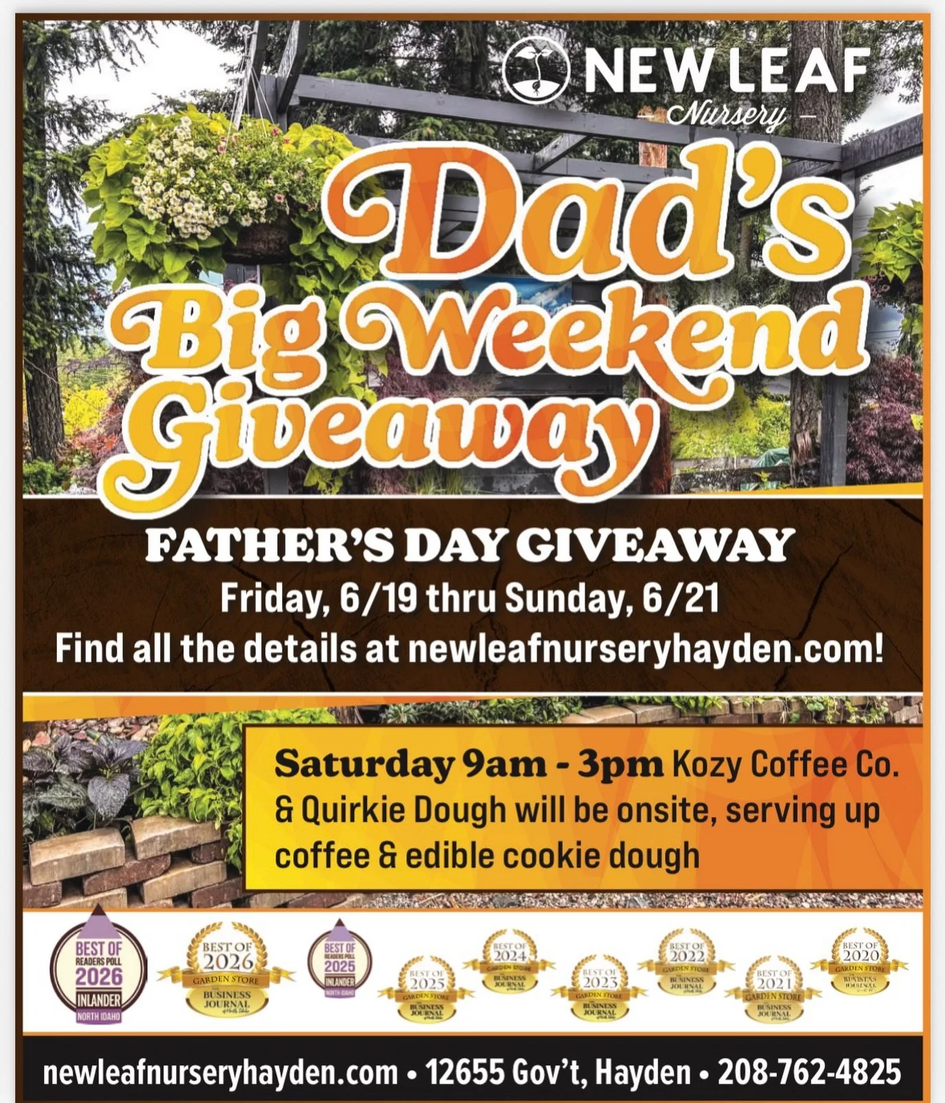 Dad&rsquo;s Big Weekend Giveaway Starts NOW! 🎉 

This Father&rsquo;s Day Weekend, we&rsquo;re celebrating all the amazing dads, grandpas, and father figures with a giveaway that&rsquo;s sure to make their day!

💥 THREE lucky dads will have their en