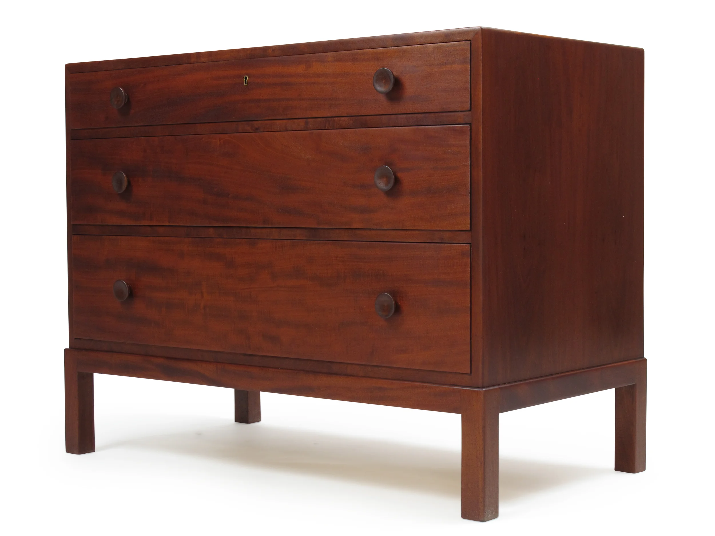 A.J. Iversen Mahogany Chest of Drawers