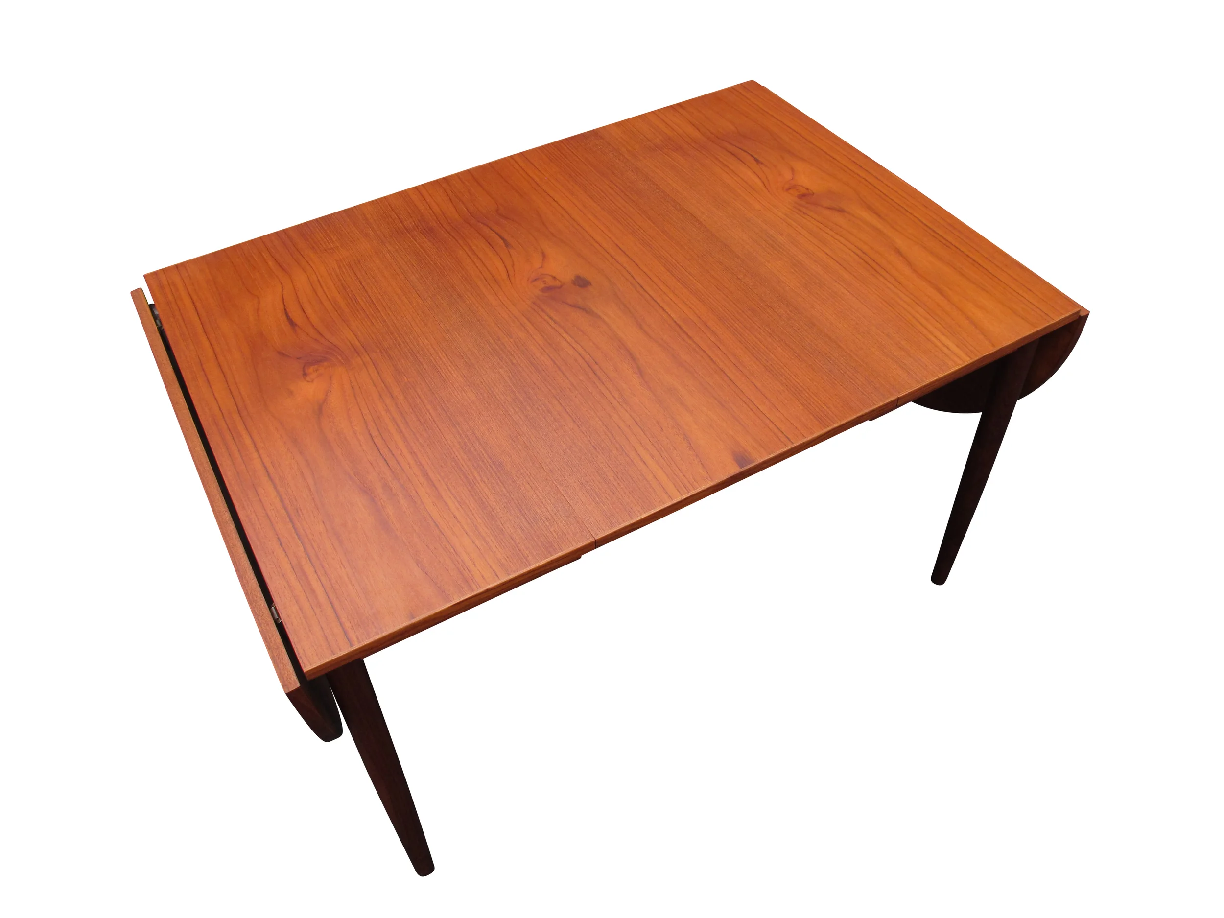 Mid-Century Teak Drop-Leaf Dining Table  3