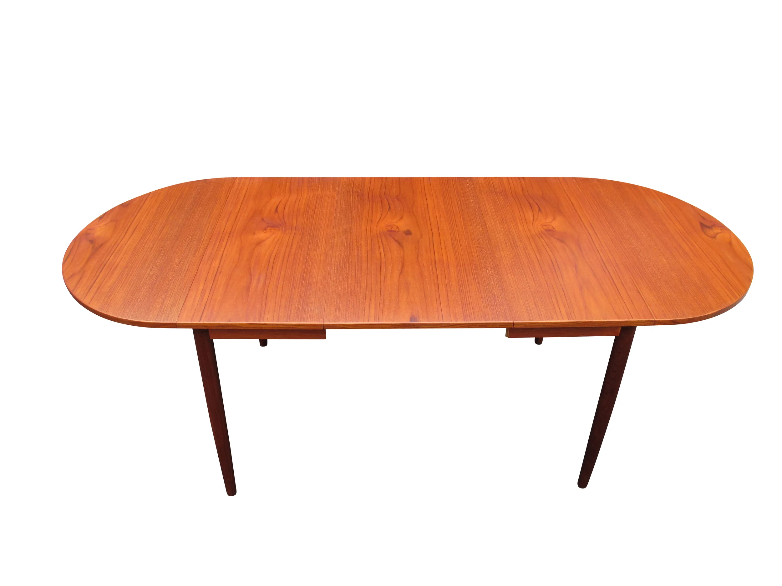 Mid-Century Teak Drop-Leaf Dining Table  7