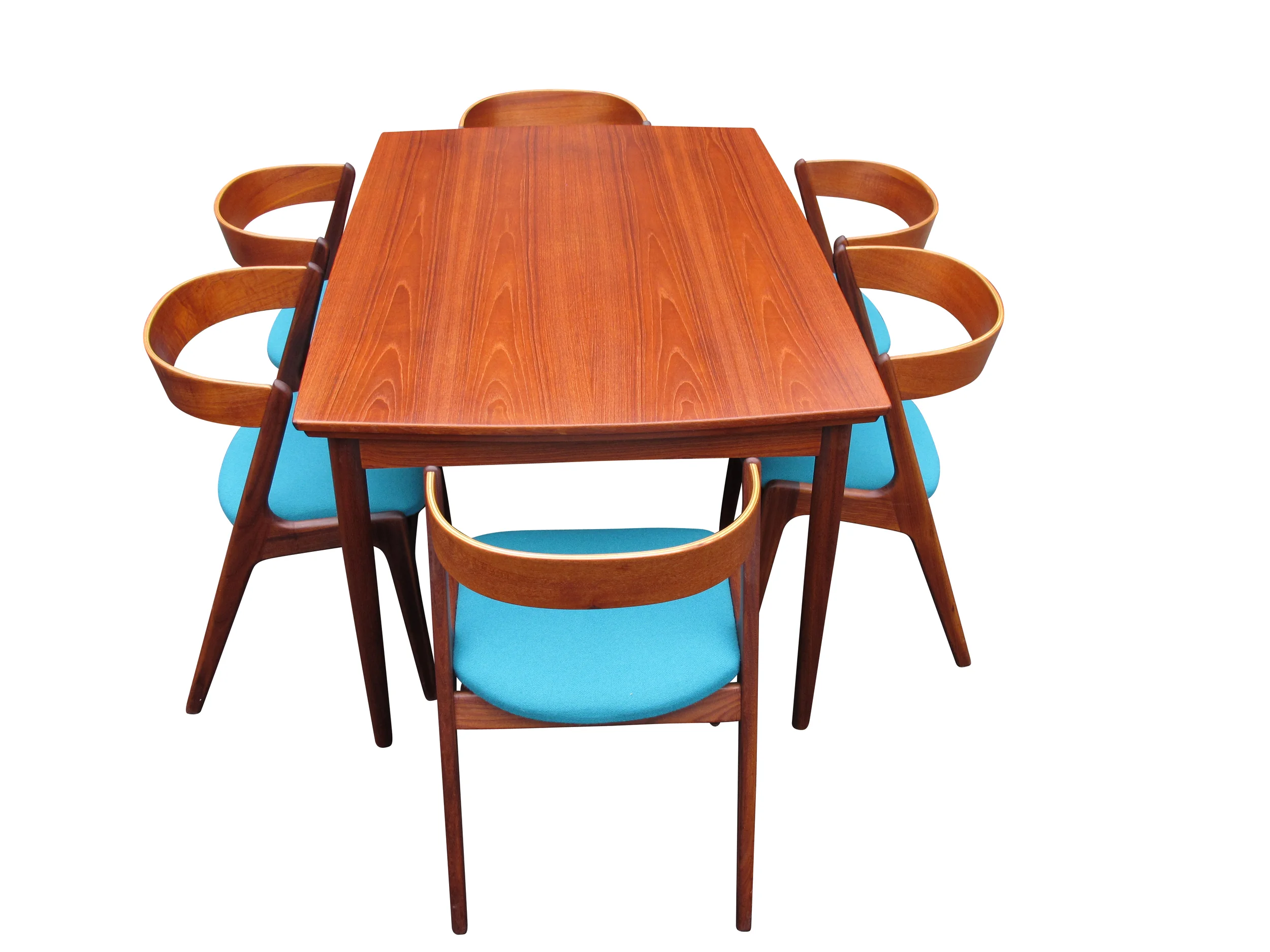 Teak Draw-Leaf Dining Table dining table 5