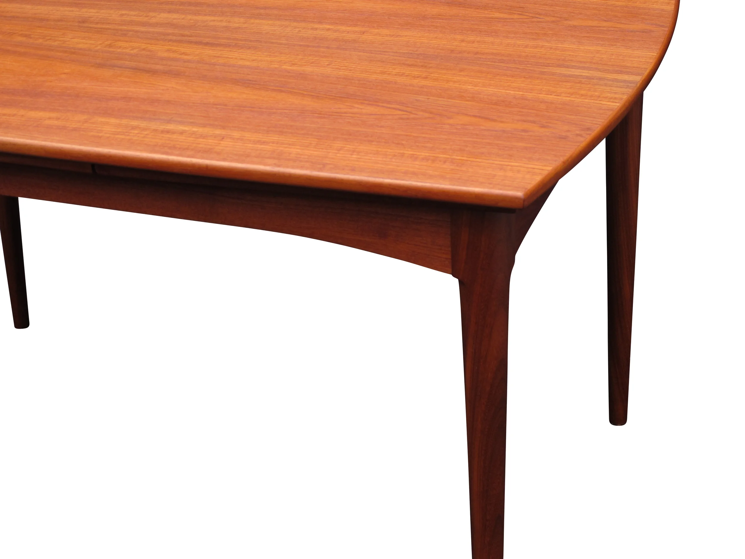 1950's Danish Draw Leaf Teak Dining Table  2