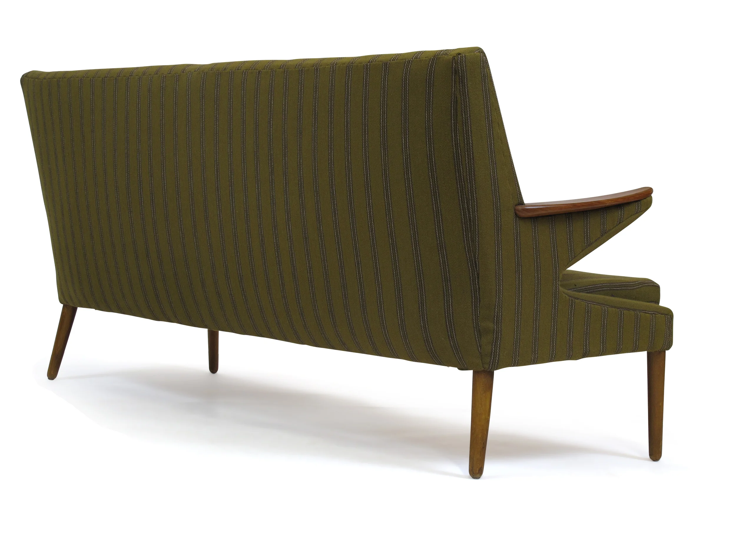 1960's Sofa Green Fabric 6