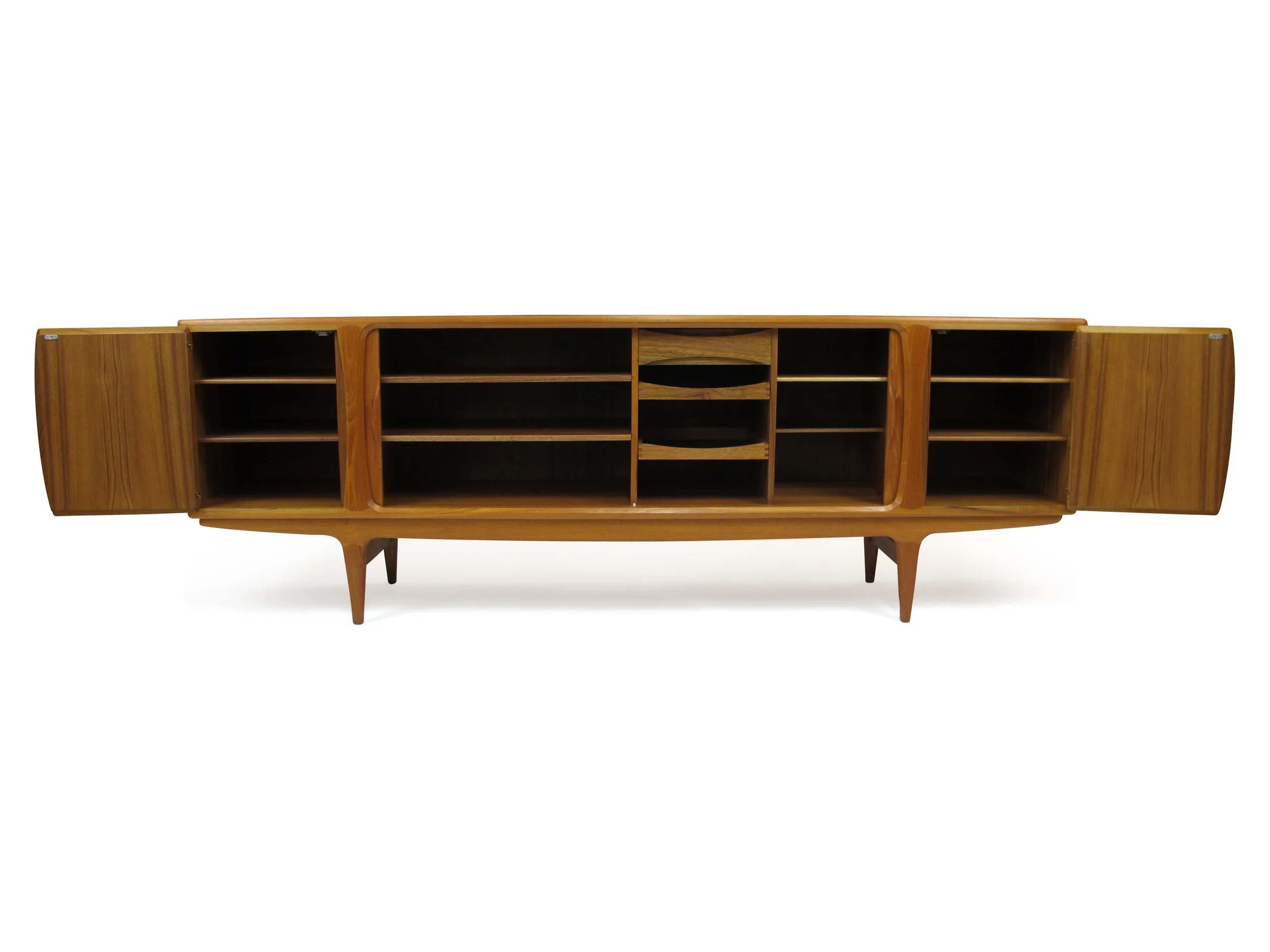 Johannes Andersen Danish Teak Credenzas 3