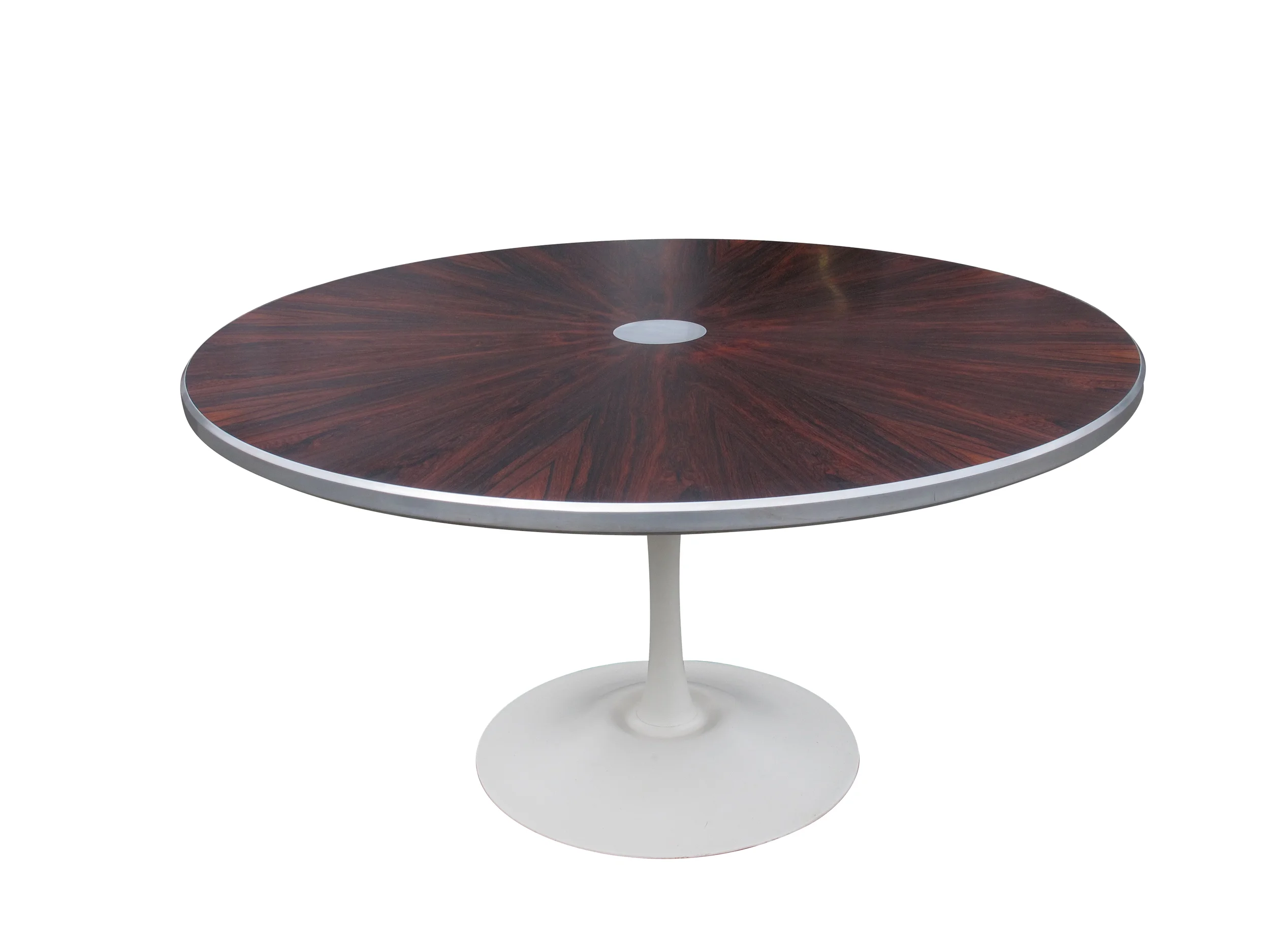 Steen Ostergaard for Poul Cadovius Rosewood Pedestal Dining Table 7