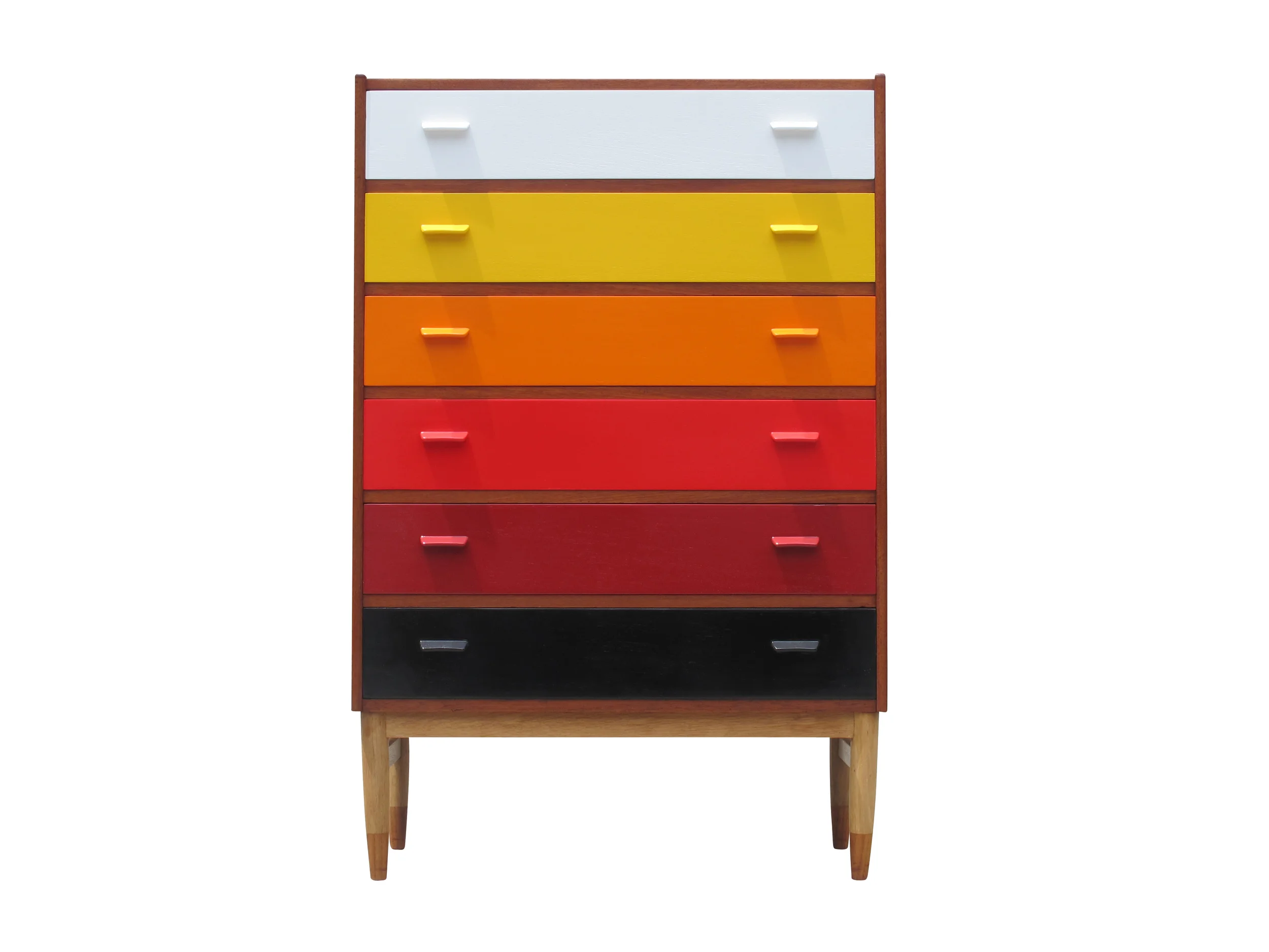 Poul Volther Dresser with Lacquered Drawers  3