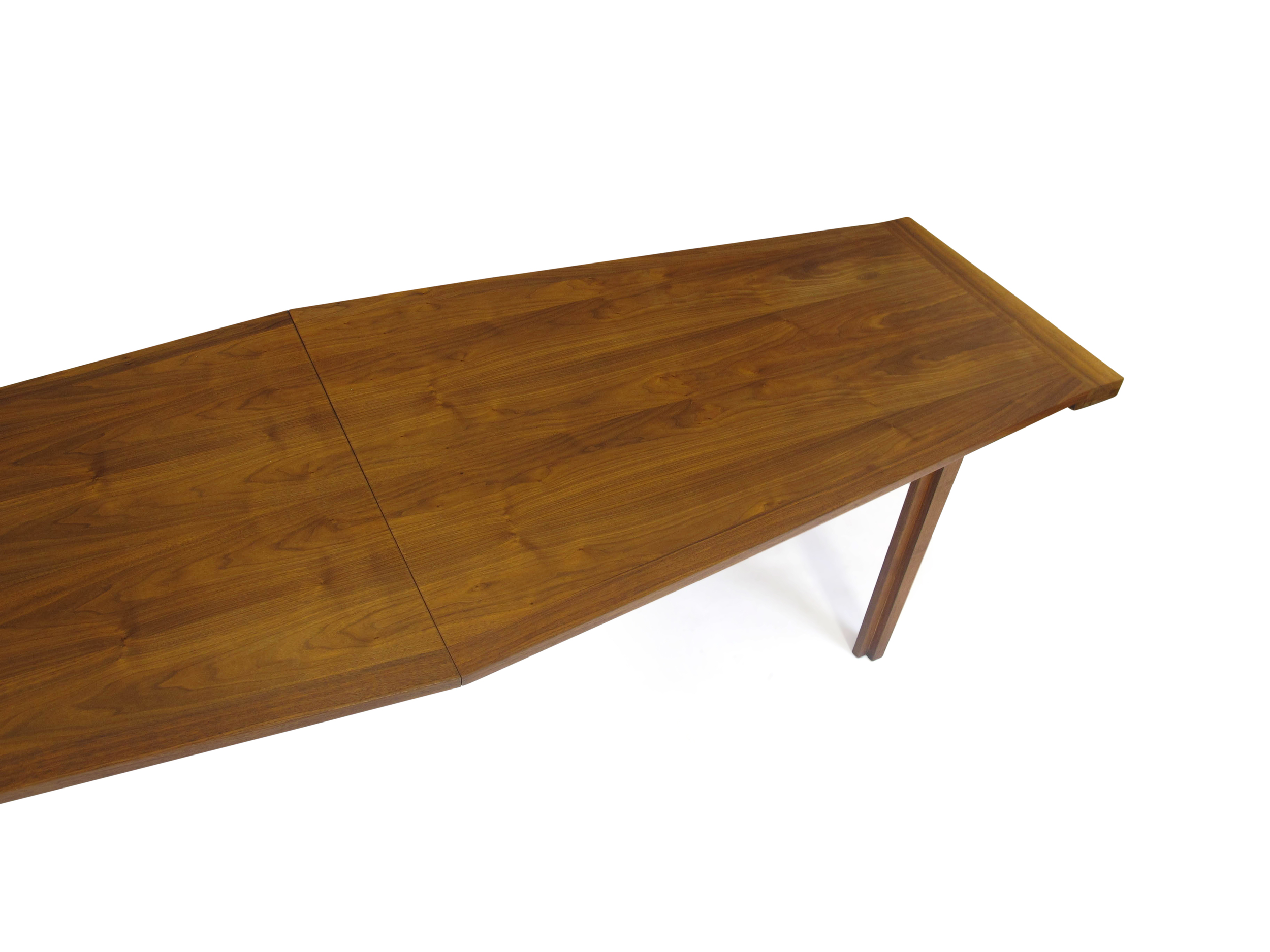 Walnut Long and Narrow Dining Table 4