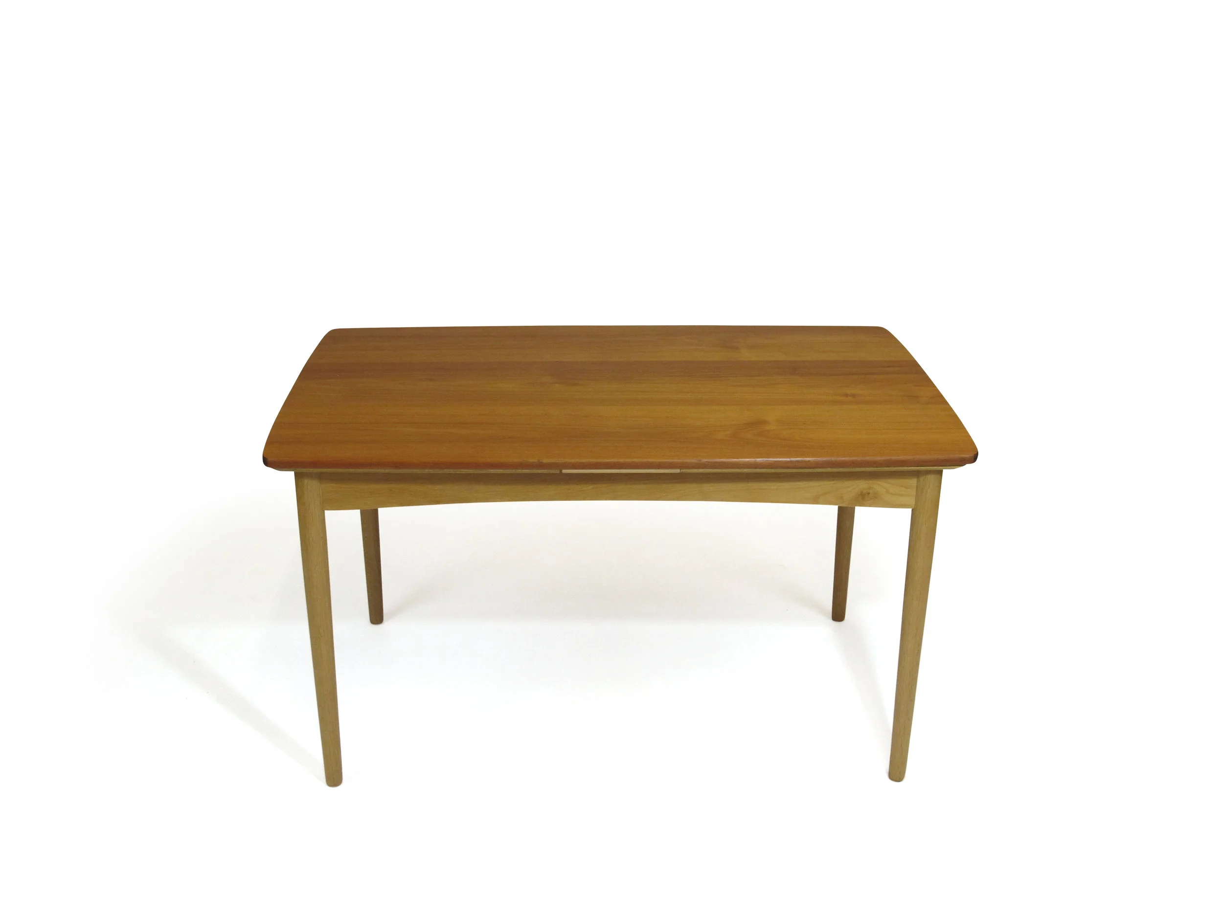 Mid-century Danish Teak Dining Table with Oak Legs 2