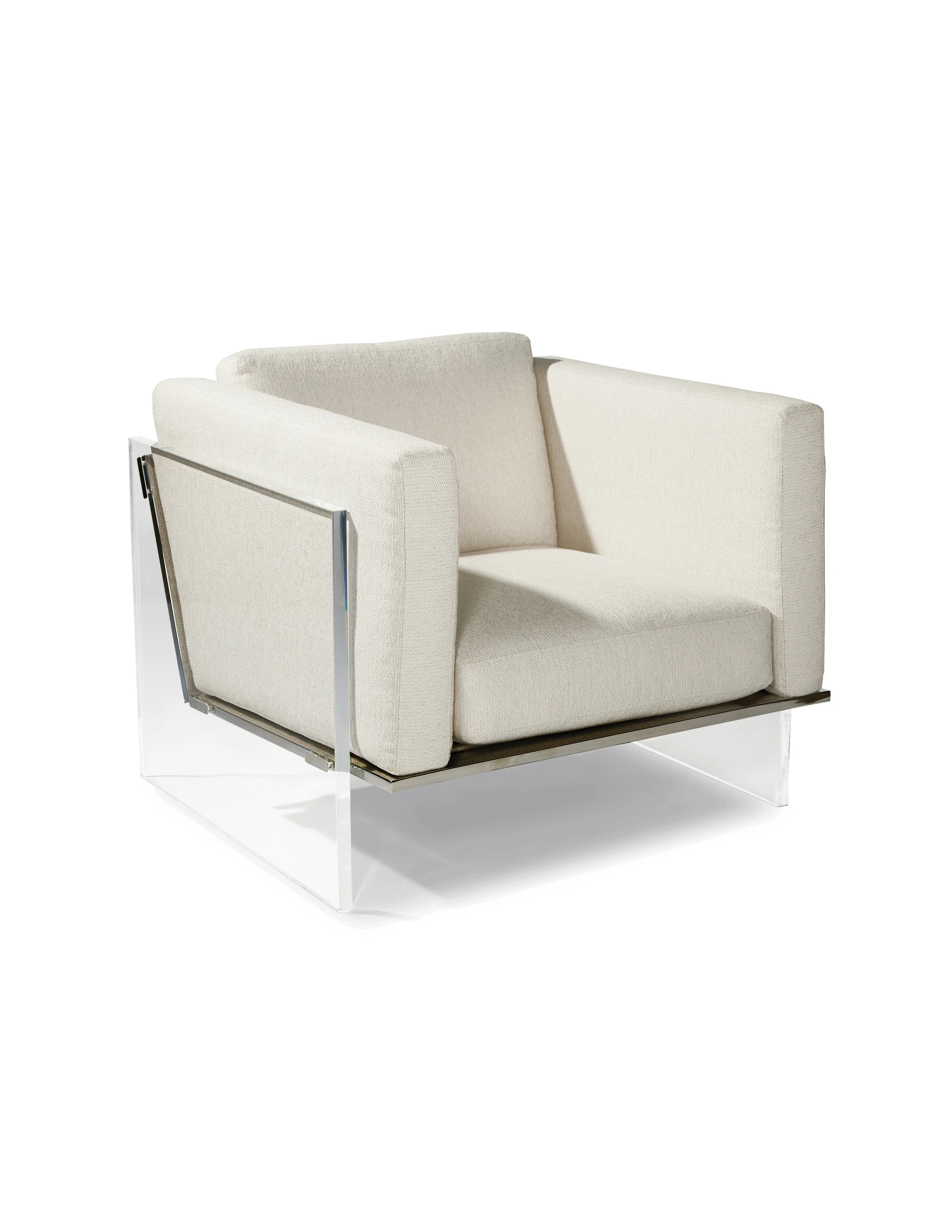 Milo Baughman Lucite Frame Chair 2
