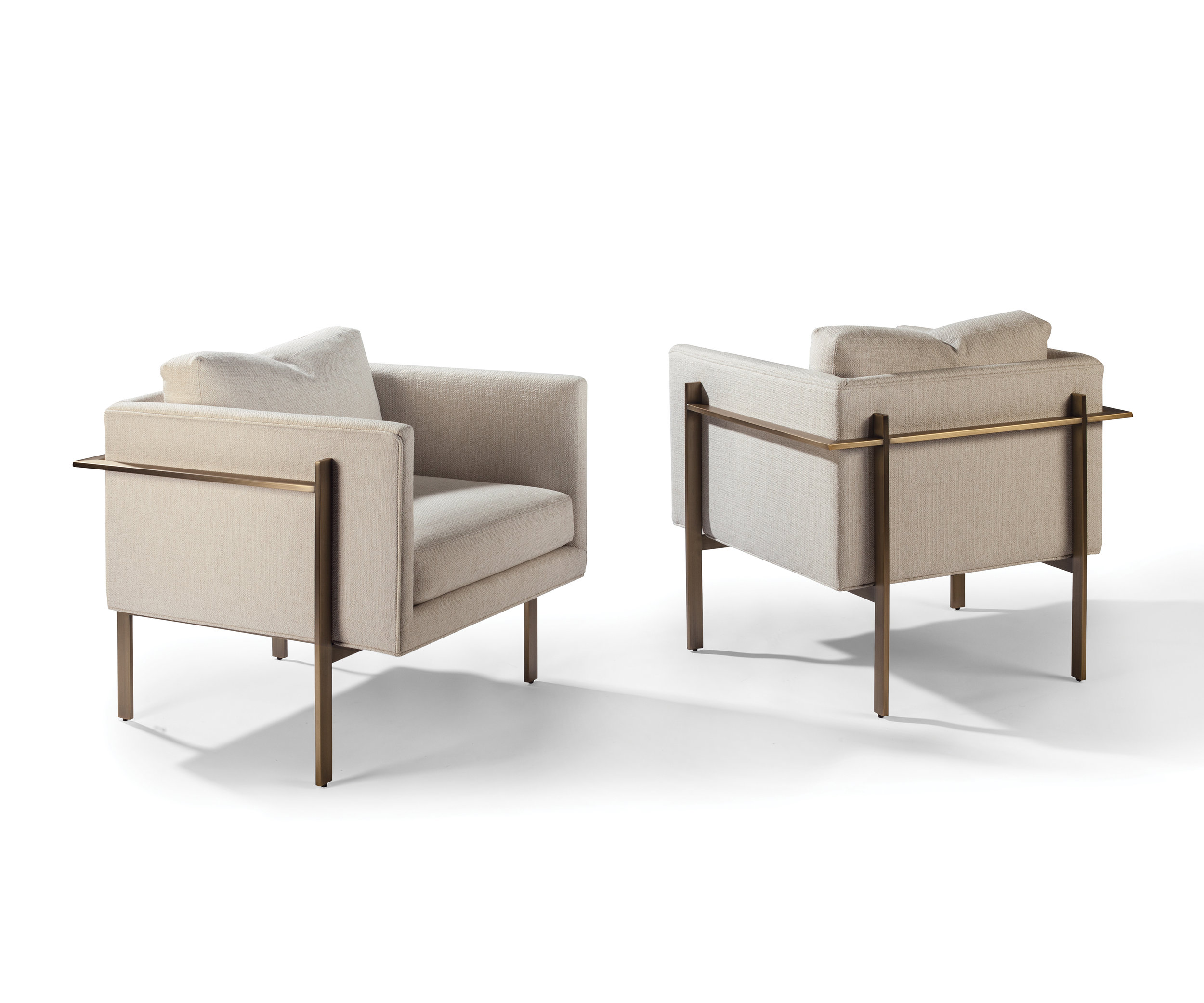 Drop-in Lounge Chairs by Milo Baughman for Thayer Coggin 2