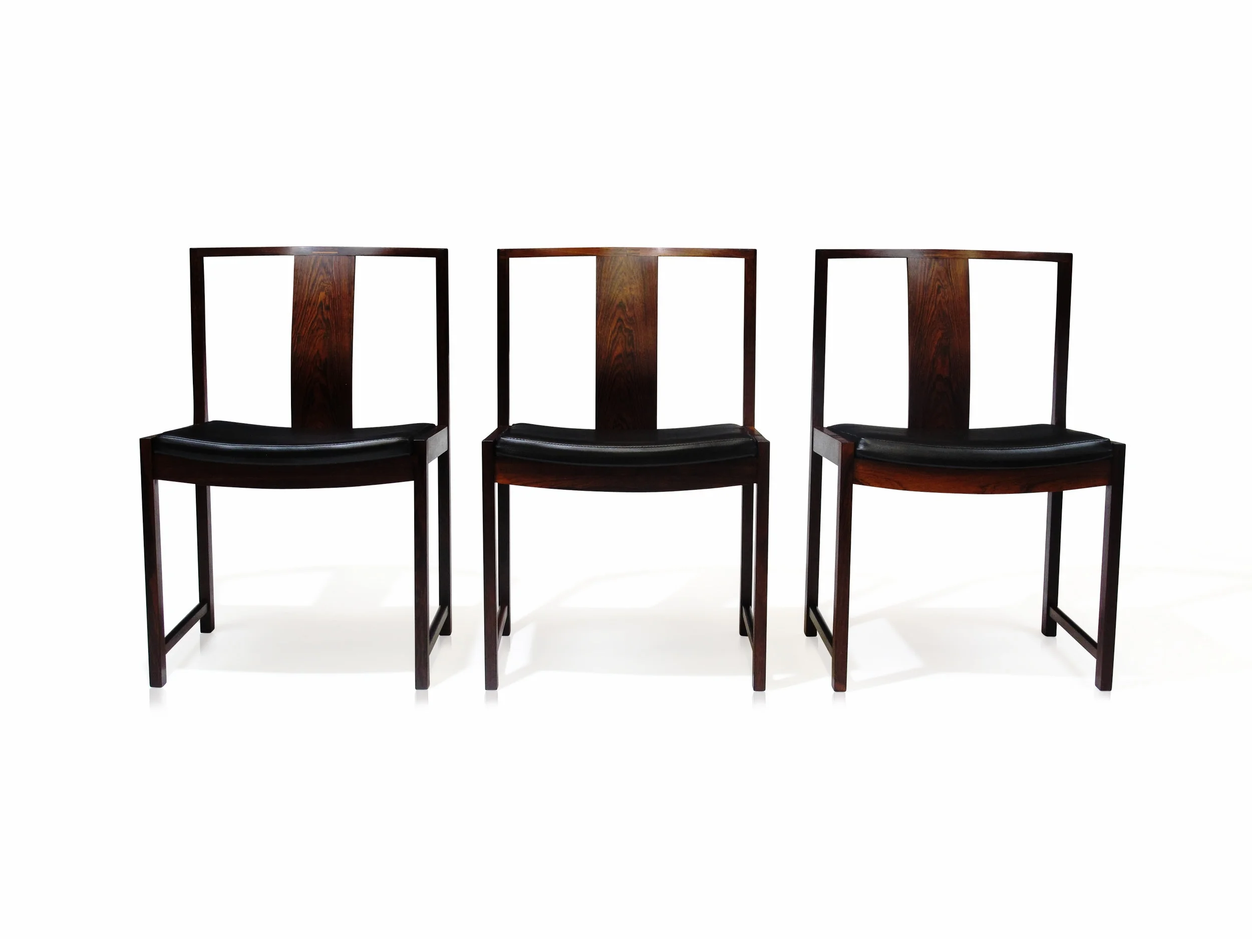 Rosewood, Rasmussen, dining, chairs, dining chairs, danish modern, midcentury, mobler, designer, berkeley, san francisco, 1stdibs, dwr